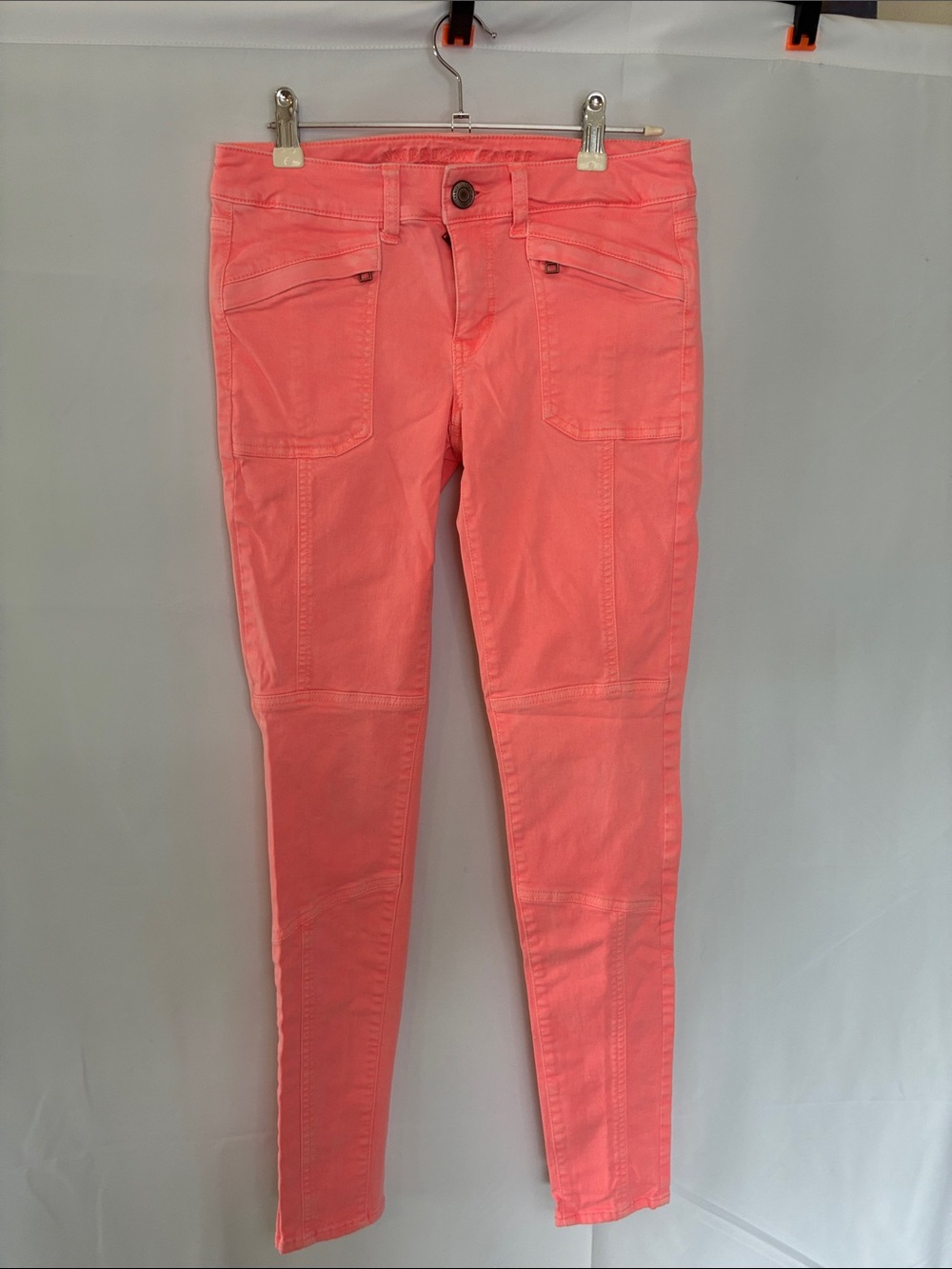 American Eagle Outfitters Coral Skinny Jeans